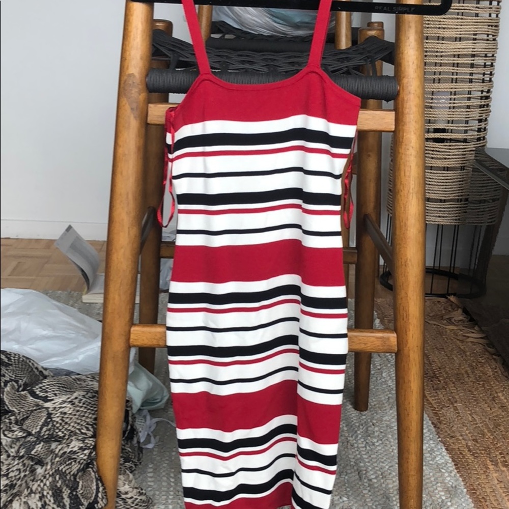 Never worn striped dress